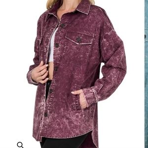 Zenana Women's Premium Cotton Woven Vintage Size L
